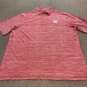FootJoy Polo Shirt Mens XL Red Iron Horse North Richland Hills Golf TGA League